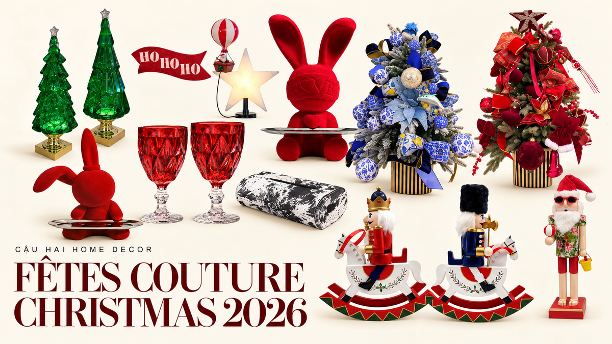 trang trí Giáng sinh FÊTES COUTURE 2026 | Cậu Hai Home Decor