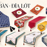 khăn bàn và tấm lót bàn ăn | Cậu Hai Home Decor
