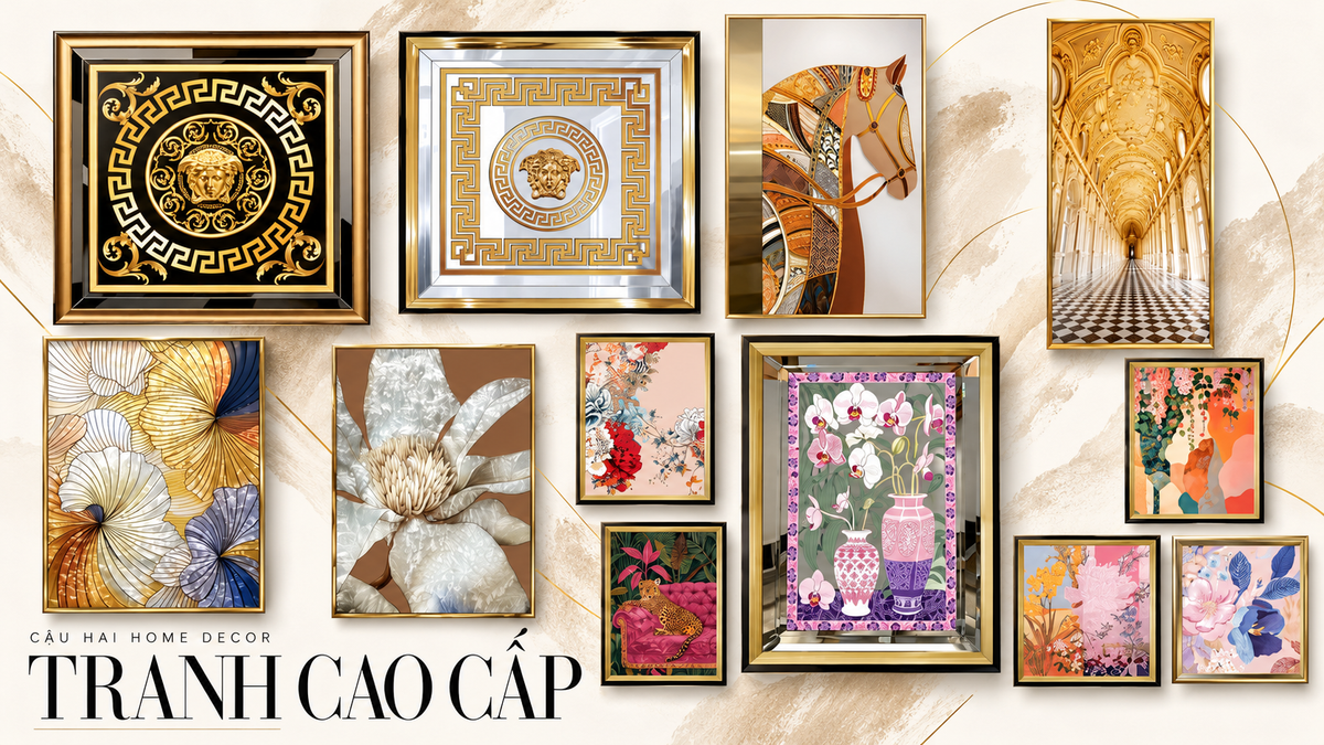 tranh trang trí cao cấp | Cậu Hai Home Decor