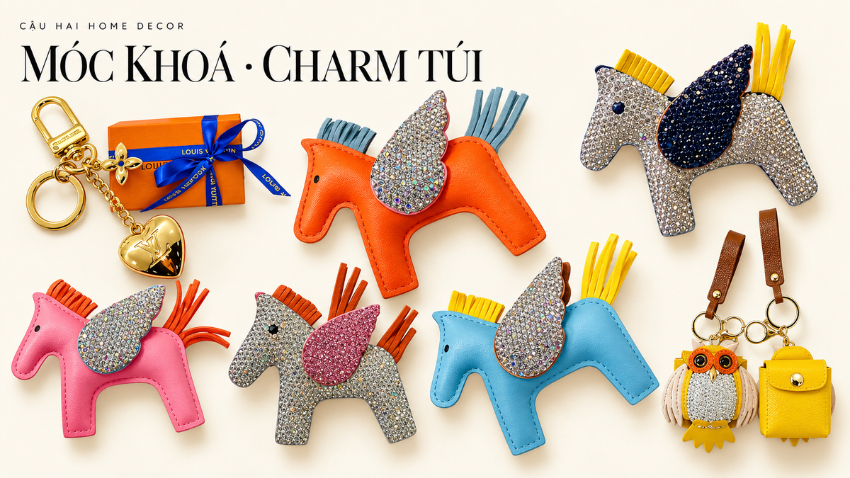 MÓC KHOÁ - CHARM TÚI | Cậu Hai Home Decor
