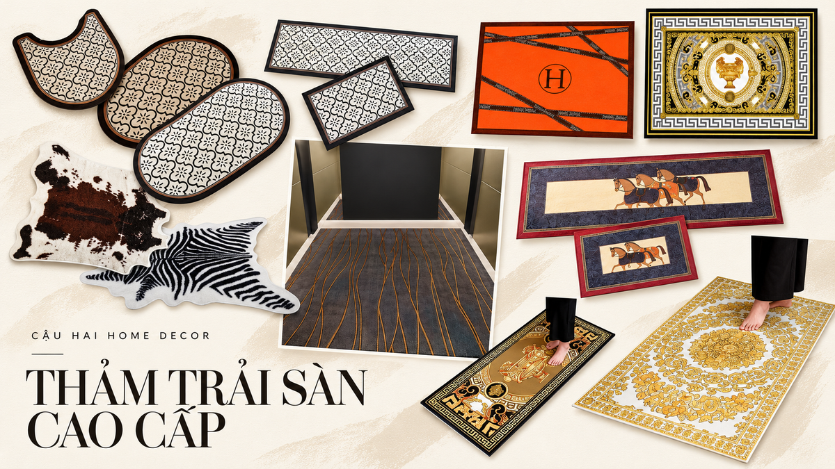 THẢM TRẢI SÀN CAO CẤP | Cậu Hai Home Decor