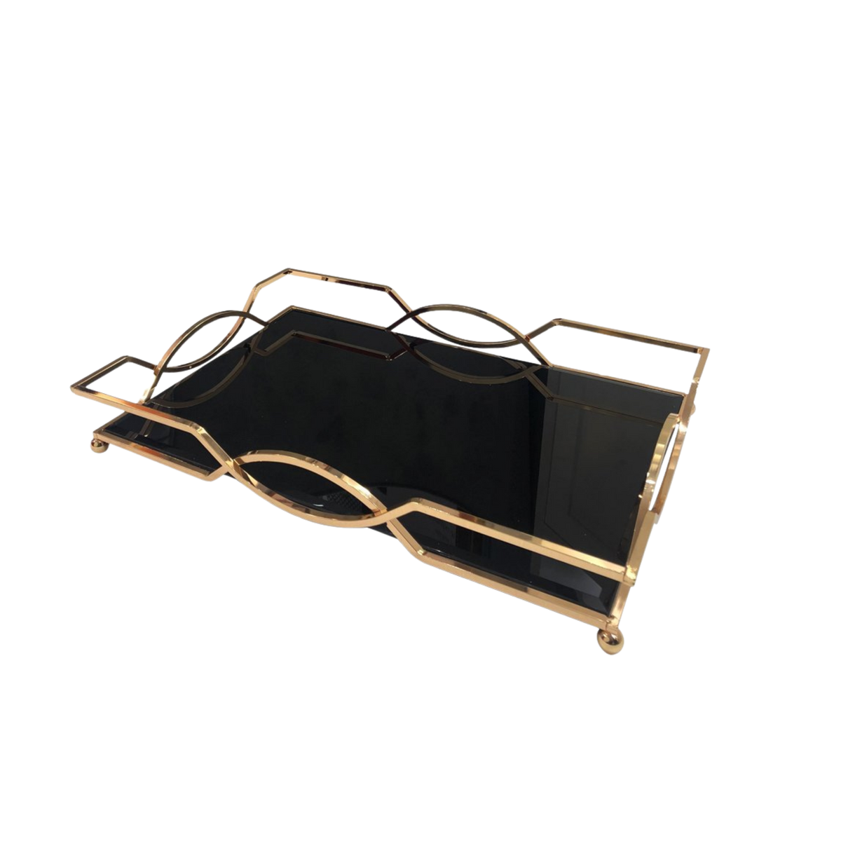 Khay Gương Chữ Nhật Savoir Noir 30x40