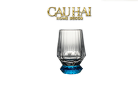 Maison Couture - Ly Pha Lê Cristalleries Facet Sapphire Glasses