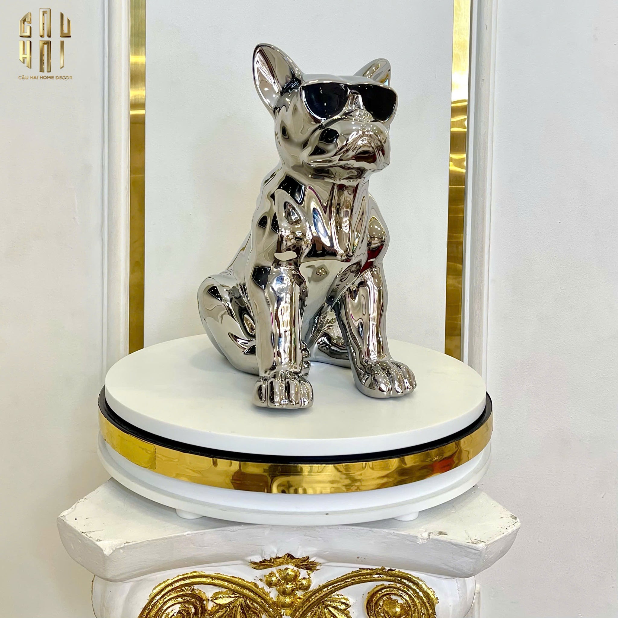 Maison Couture - Mechanic Metallic Bull Statue