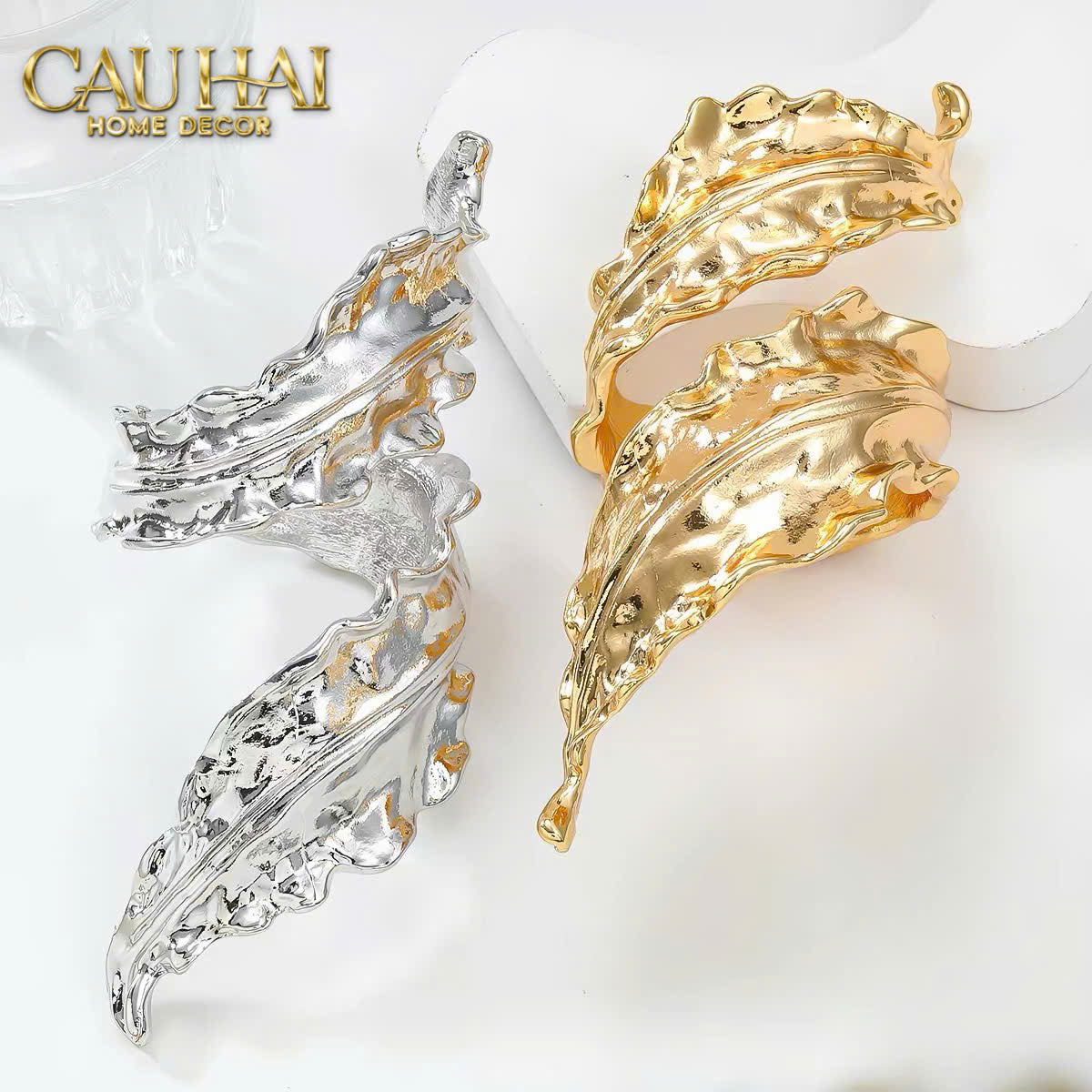 Vòng Khăn Ăn Napkin Ring Leaf de Petite – Decor Bàn Ăn Cao Cấp-VÒNG KHĂN ĂN-CẬU HAI HOME DECOR