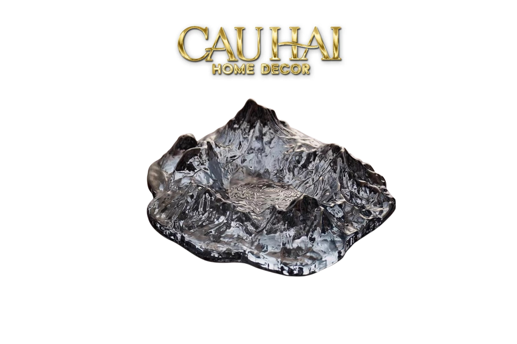 Maison Couture - Gạt Tàn Thuỷ Tinh Mont Blanc Glacier 5x18