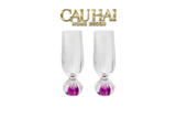Set 2 Ly Cocktail Pink Purple Petal 180ml