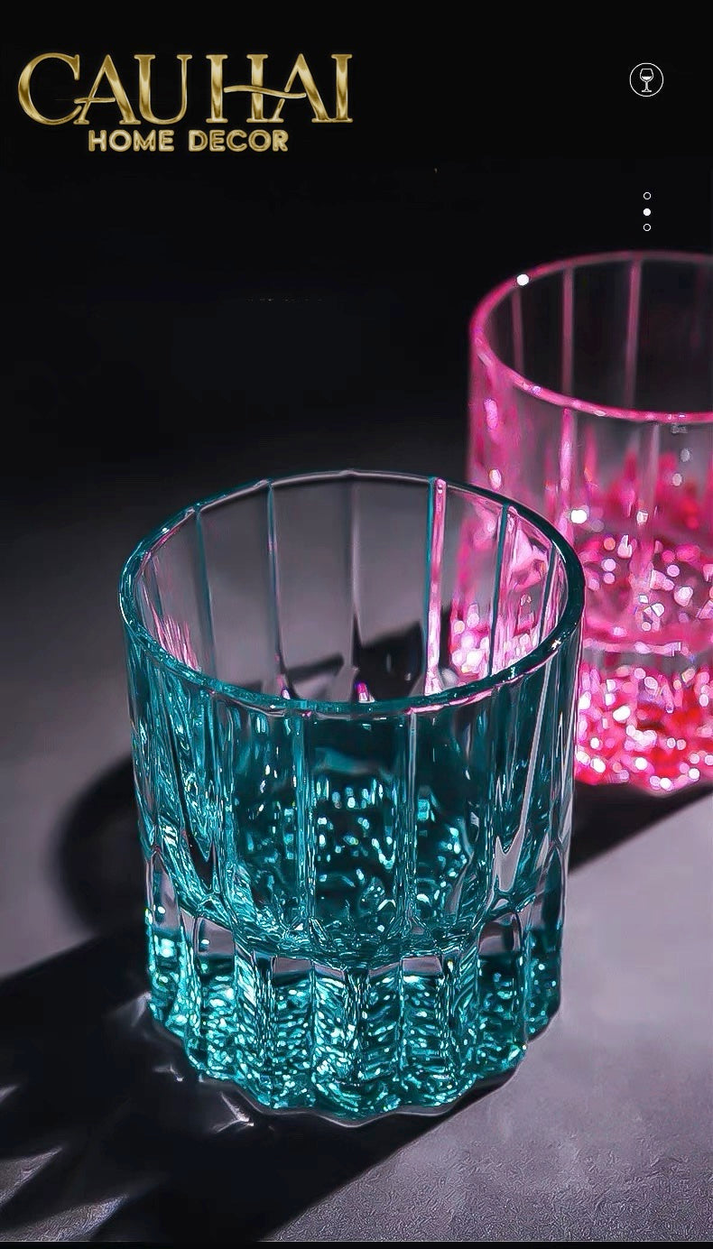 Ly Pha Lê Mirrored Cristalleries Whisky Glass