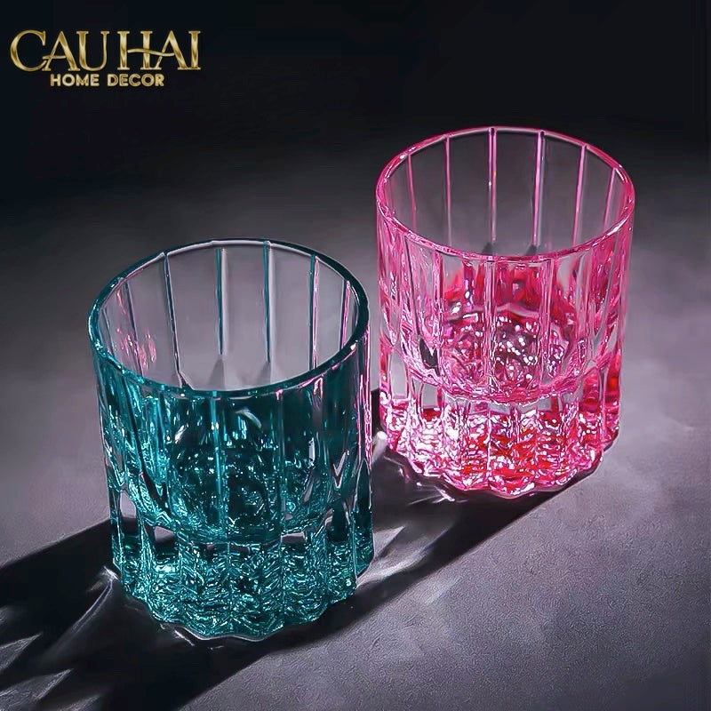 Ly Pha Lê Mirrored Cristalleries Whisky Glass