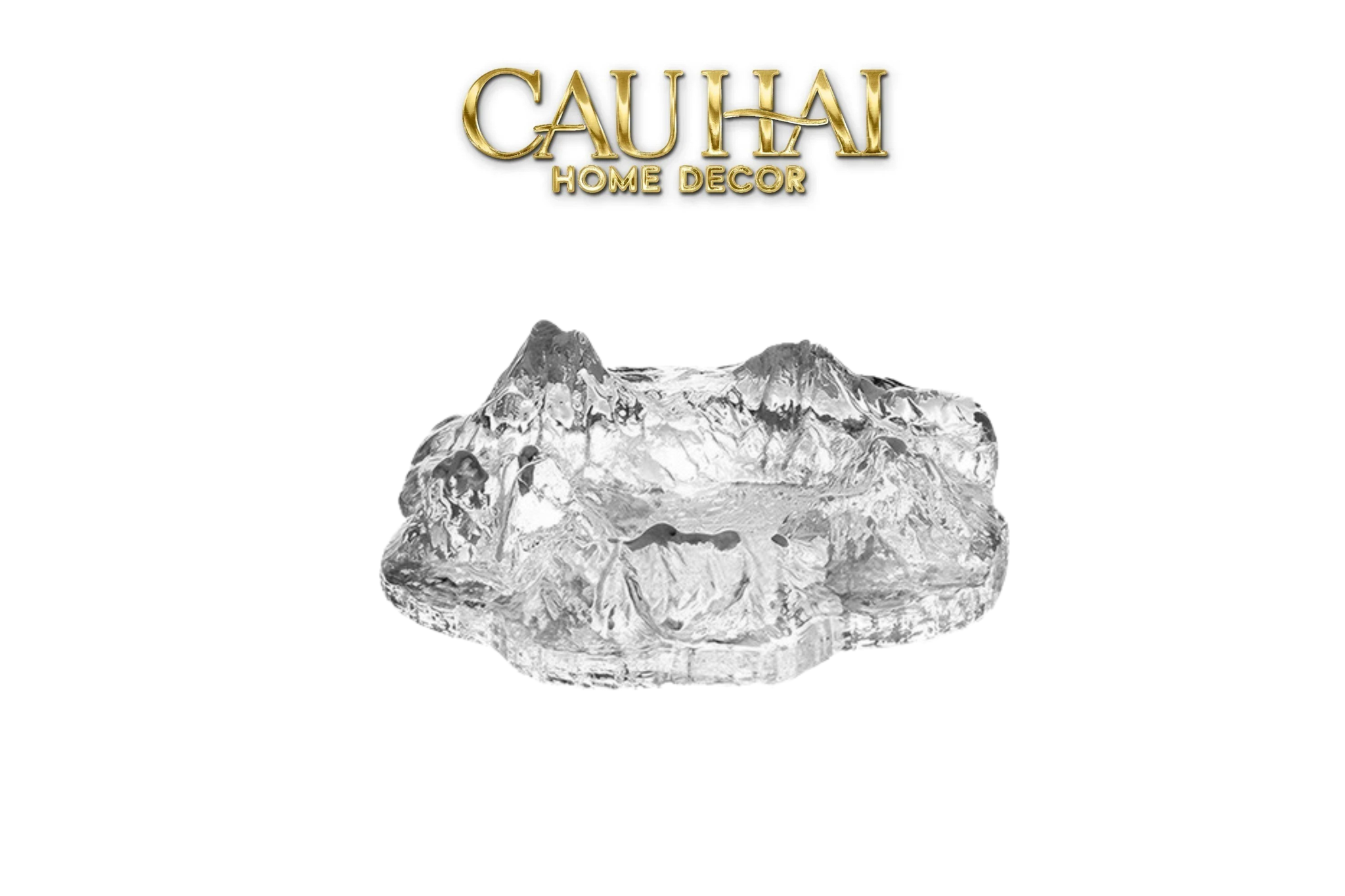 Maison Couture - Gạt Tàn Thuỷ Tinh Mont Blanc Glacier 5x18