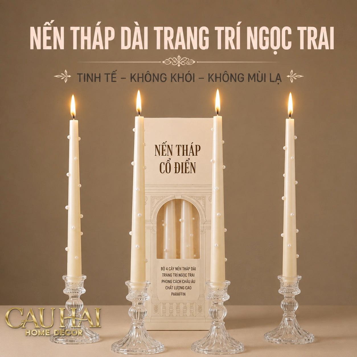 Set 4 Nến Thơm Pearl Radiance 4pcs