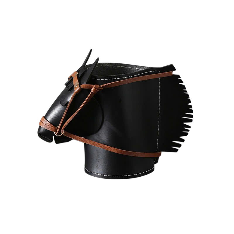 Maison Couture - Equestrian Head Leather Saddle Brun Vessel 13x17