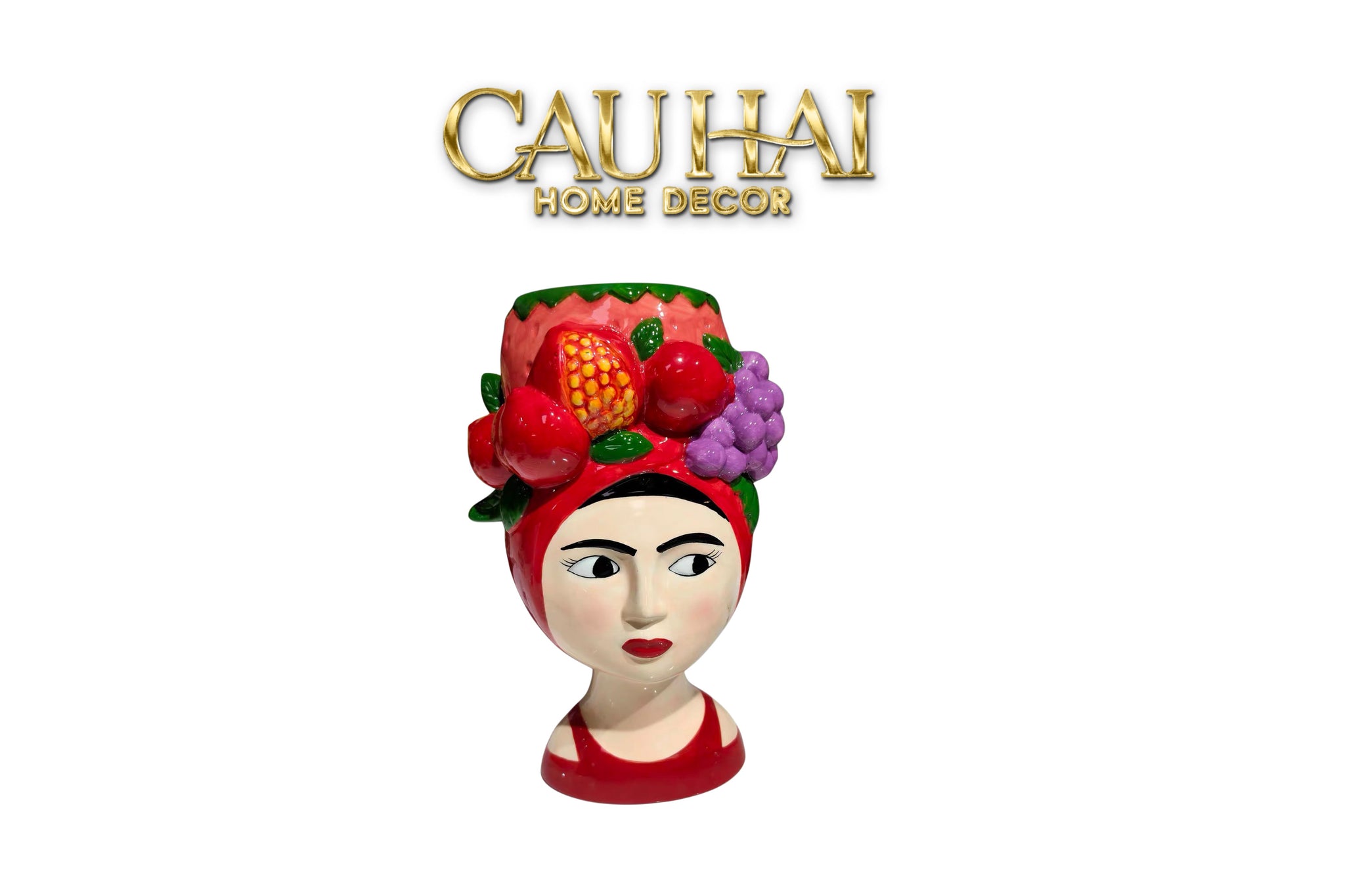La Sicilia Royale - Regina del Giardino Ceramic Decorative Figurine H31