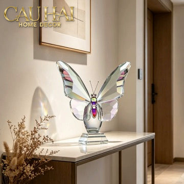 Tượng Bướm Pha Lê Cristaleries Papillon d’Opale 19x20.5