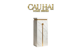 Bục Trang Trí Marble Chữ Nhật Axis D’Or Ivory H100