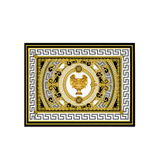 Thảm Da PU Baroque Medallion D'Or 100x120