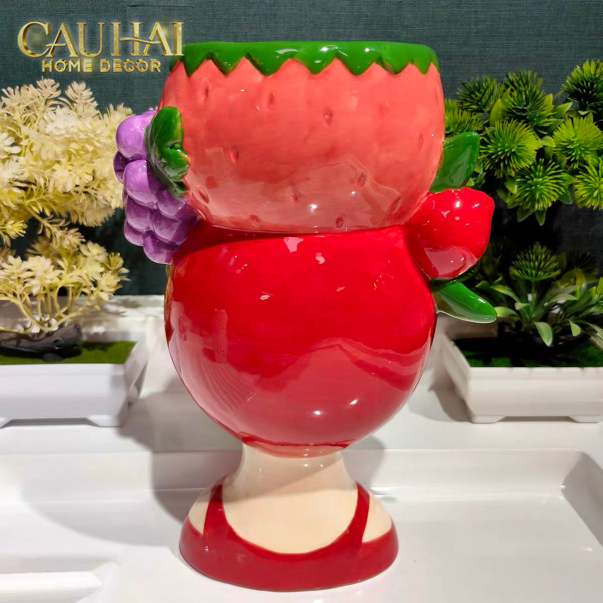La Sicilia Royale - Tượng Trang Trí Gốm Sứ Regina del Giardino H31