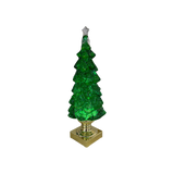 Fêtes Couture - Tượng Cây Thông Noel Acrylic Sapin Givré Emerald D'Or H35
