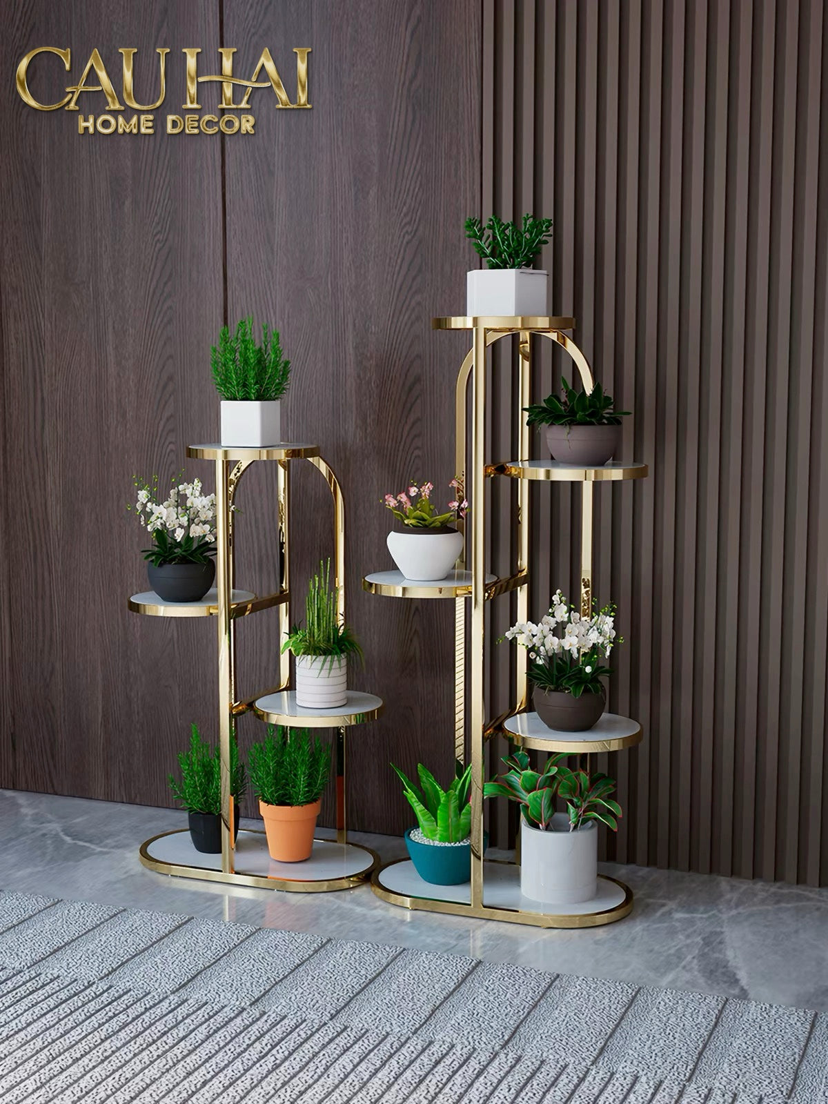 Maison Couture - Kệ Trưng Bày Đa Tầng Art Deco Étagère D'Or