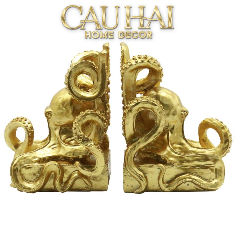 Maison Couture - Chặn Sách Bạch Tuộc Octavia D’Or 30×13×H20