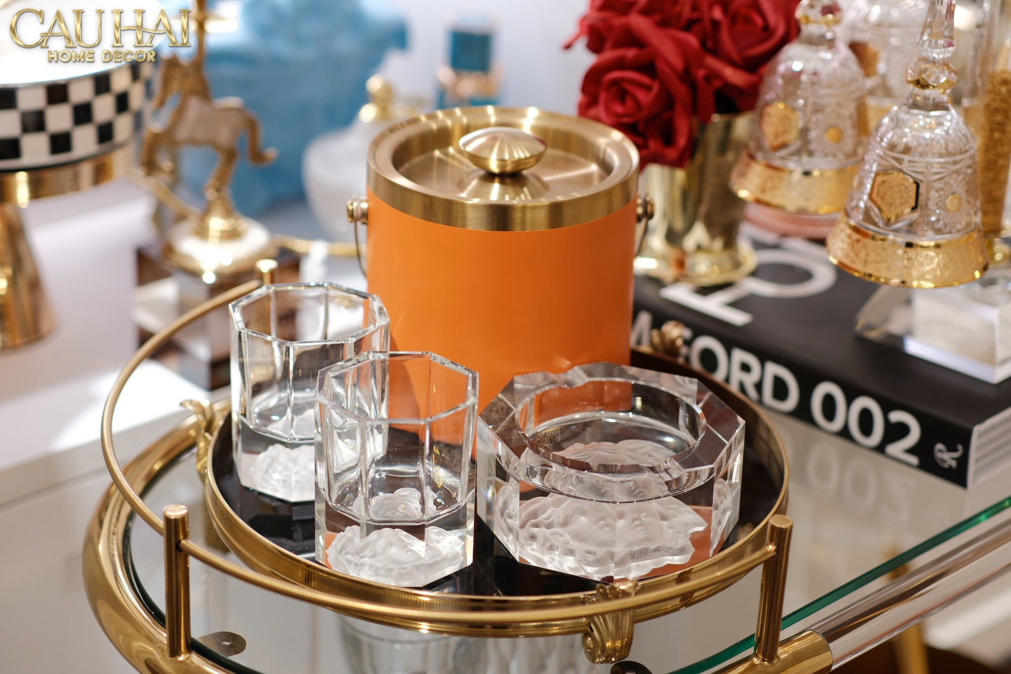 Xô Đá 2 Lớp Cách Nhiệt Mandarine Impériale 2L