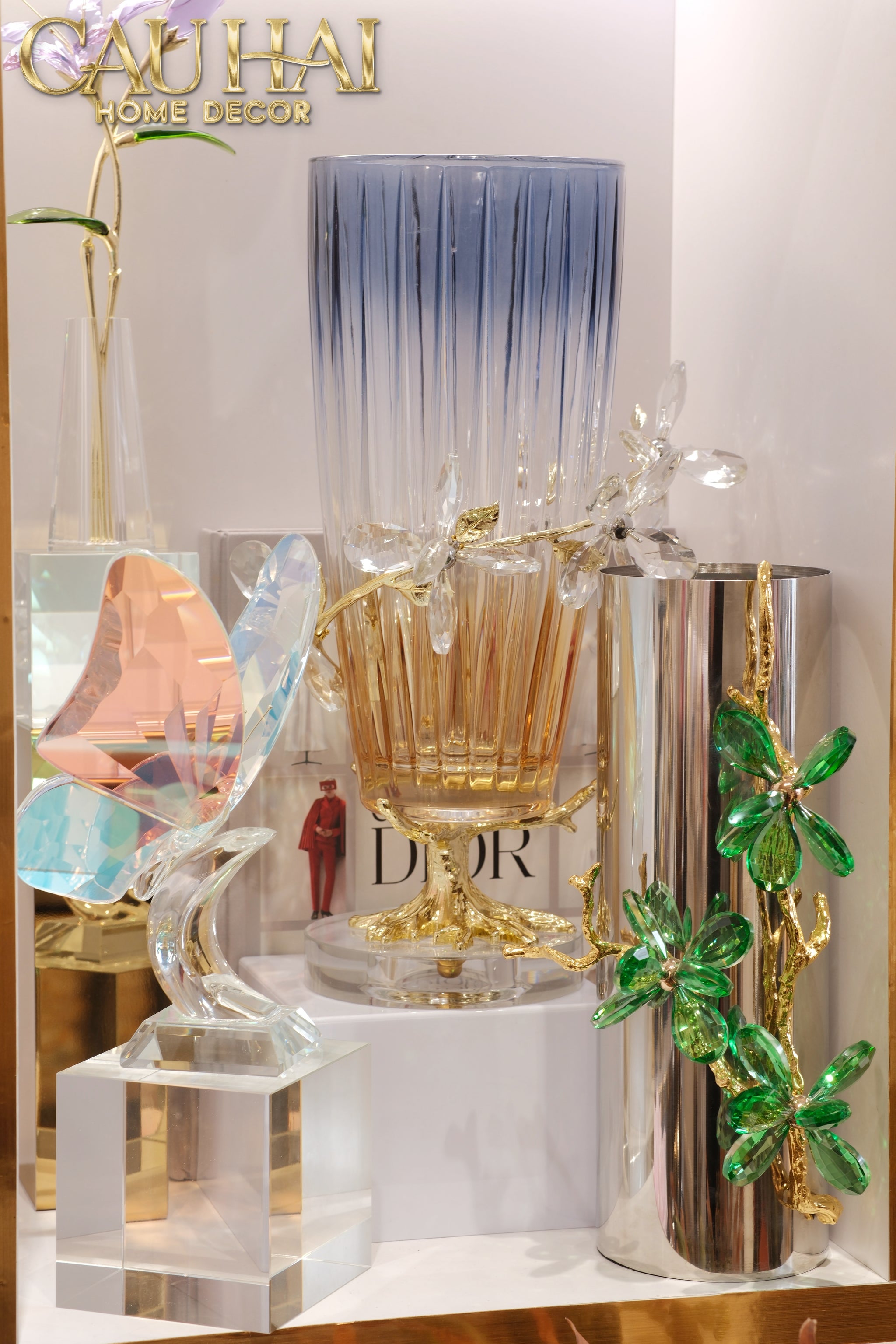 Maison Couture - Bình Hoa Pha Lê The Cristalleries Fleur d’Océan