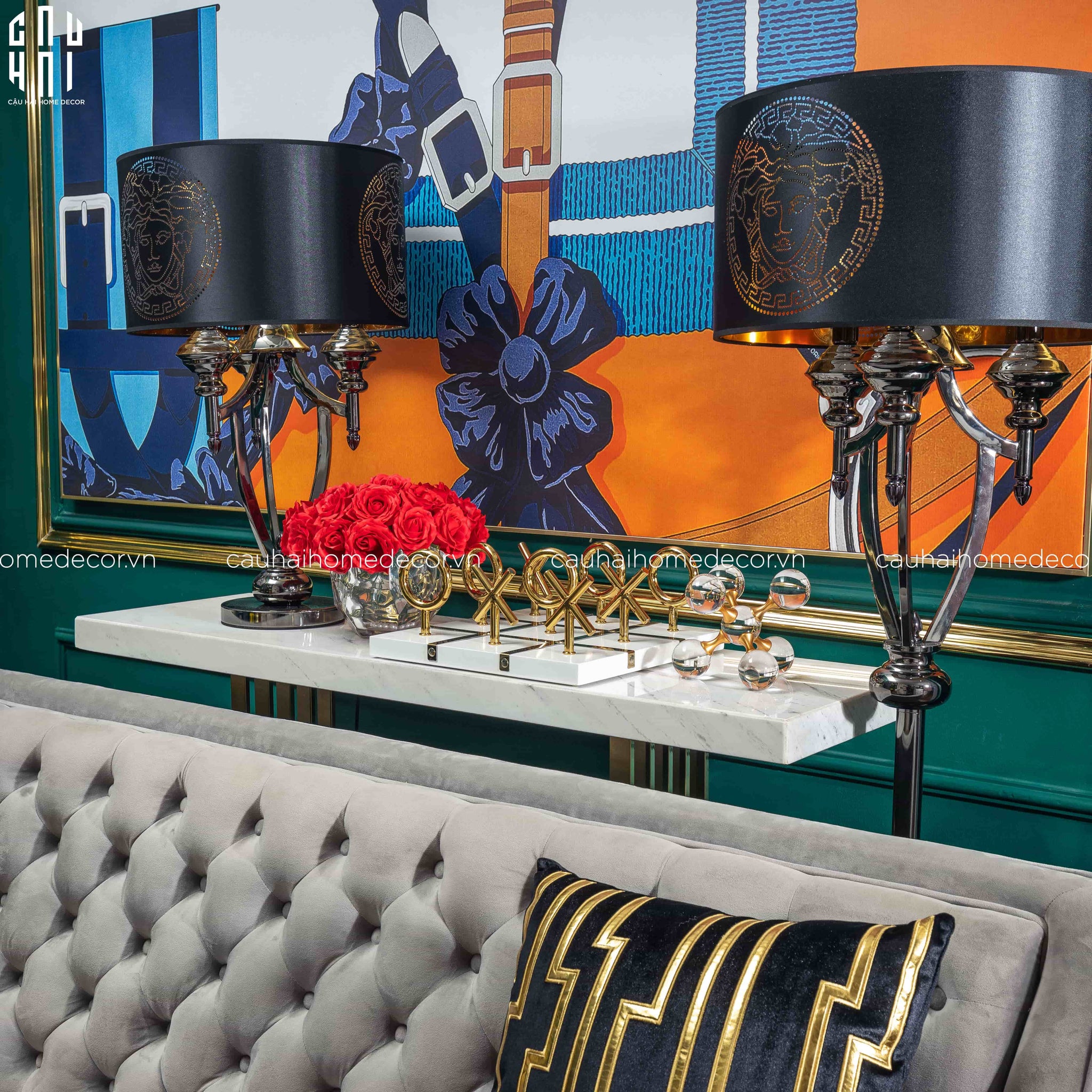 Đèn Bàn Versus Medusa Signature - V Class Side Table Lamp Ss22-ĐÈN BÀN-CẬU HAI HOME DECOR