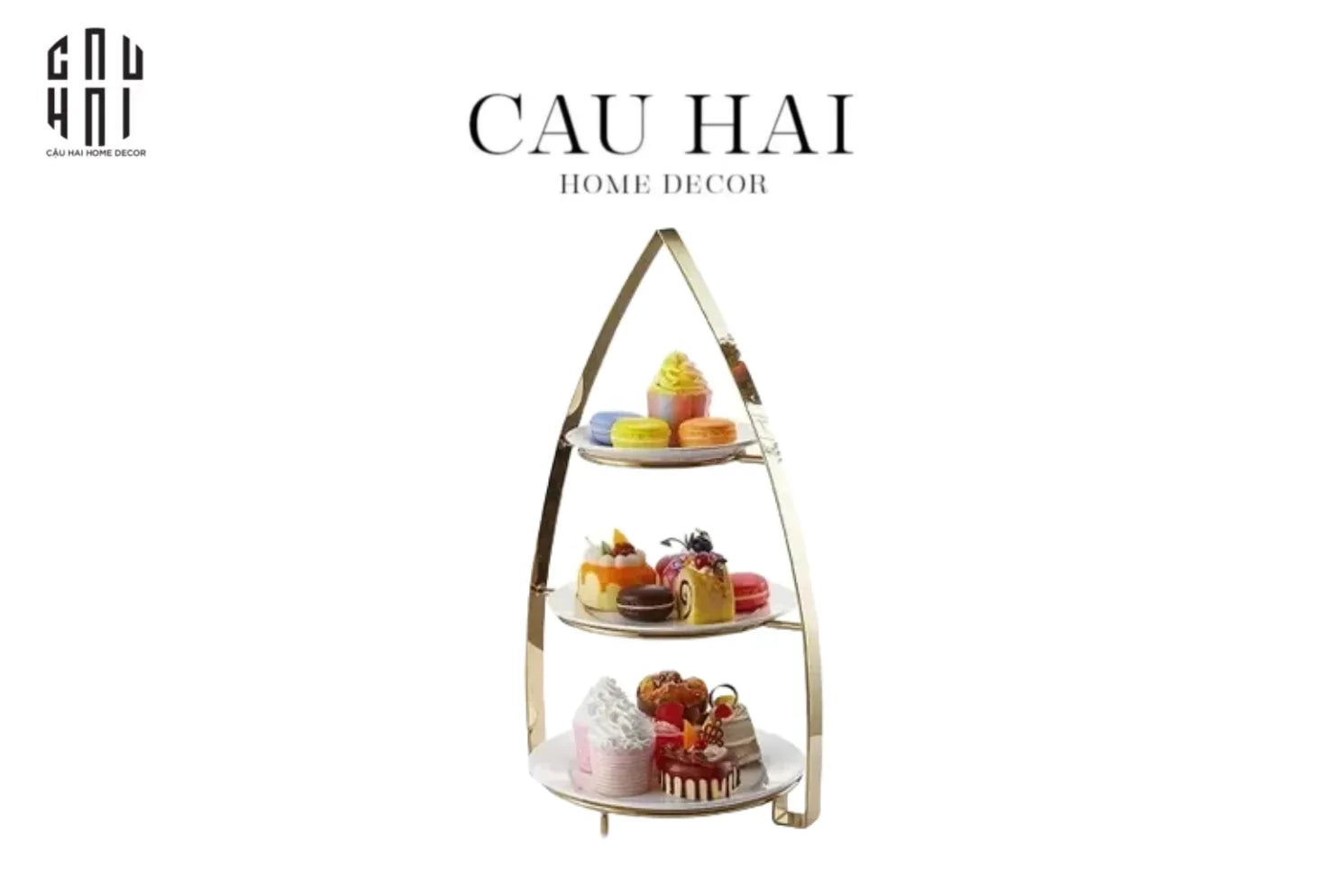 Đĩa 3 Tầng Hyper Étagère Ss25-Đĩa trang trí-CẬU HAI HOME DECOR
