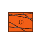 Thảm Da PU Équestre Ribbon Orange 100x120