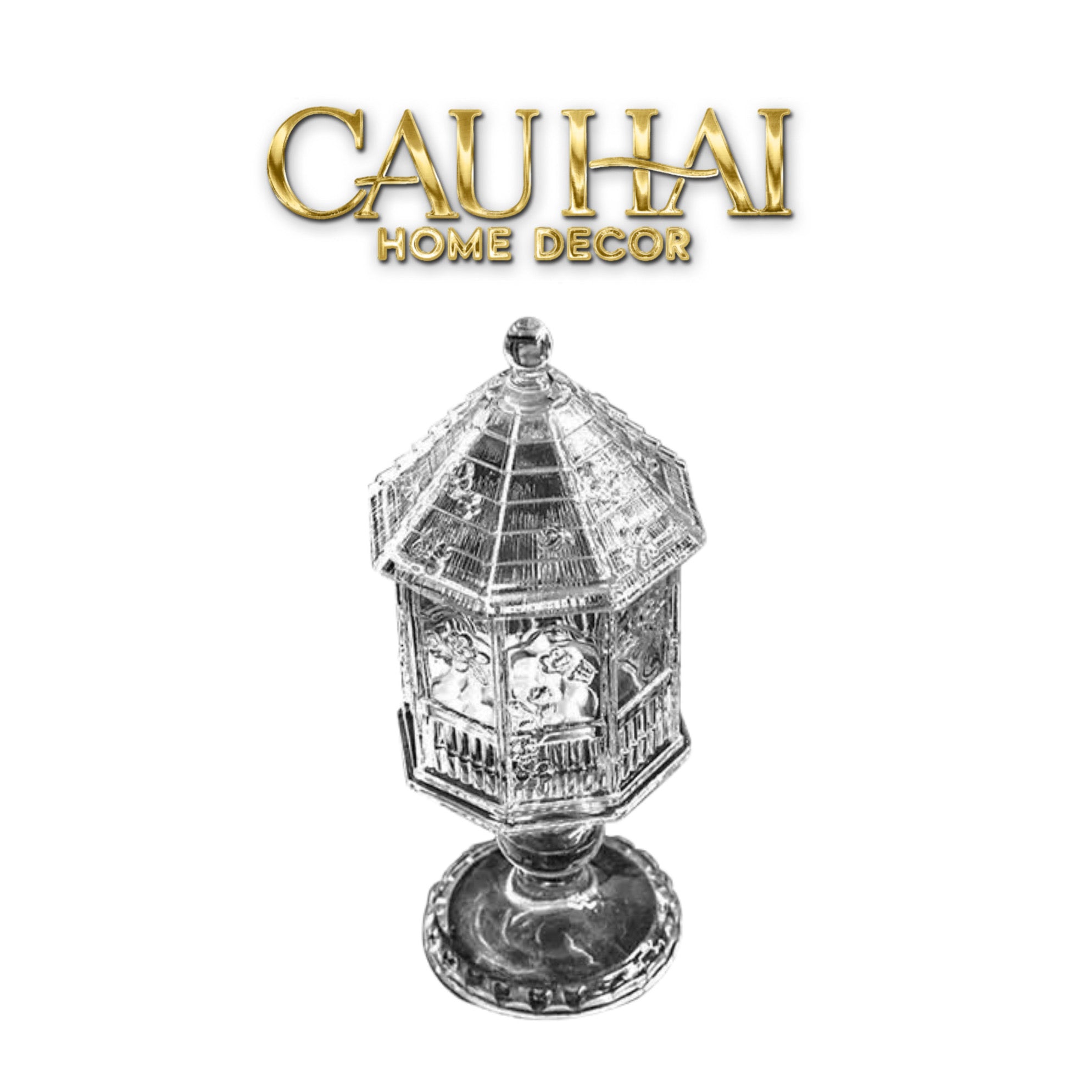 Jardin de Cristal Glass Candy Jar H23