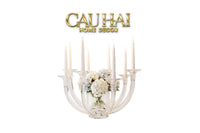 Đế Nến Bình Hoa Pha Lê Candélabre En Cristalleries H30