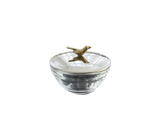Đồng Brasson Bird Aviary Pakshi Royale Jar Indira Atélier 10.5 x 10.5-Lọ kẹo Canister Bonbonnière-CẬU HAI HOME DECOR-CẬU HAI HOME DECOR