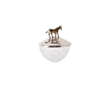 Elysian Couture - Lọ Kẹo Ngựa Đồng Brasson Stallion Ashva Royale Candy Jar Indira Atélier 11.4x12.7-Lọ kẹo Canister Bonbonnière-CẬU HAI HOME DECOR-CẬU HAI HOME DECOR
