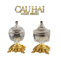 Pedestal Glass Candy Jar H23