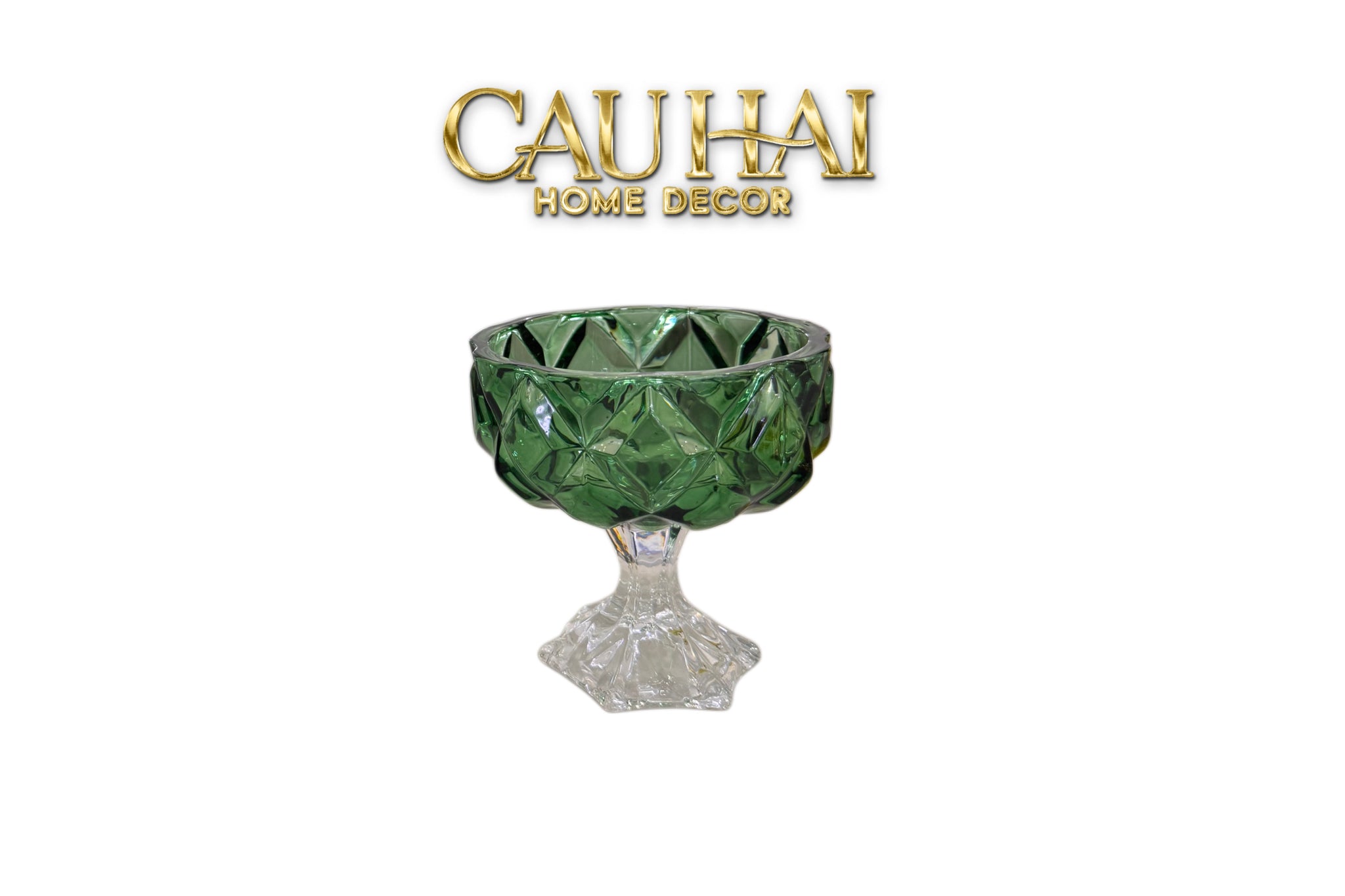 Ly Tráng Miệng Thuỷ Tinh Emerald Coupe Dessert