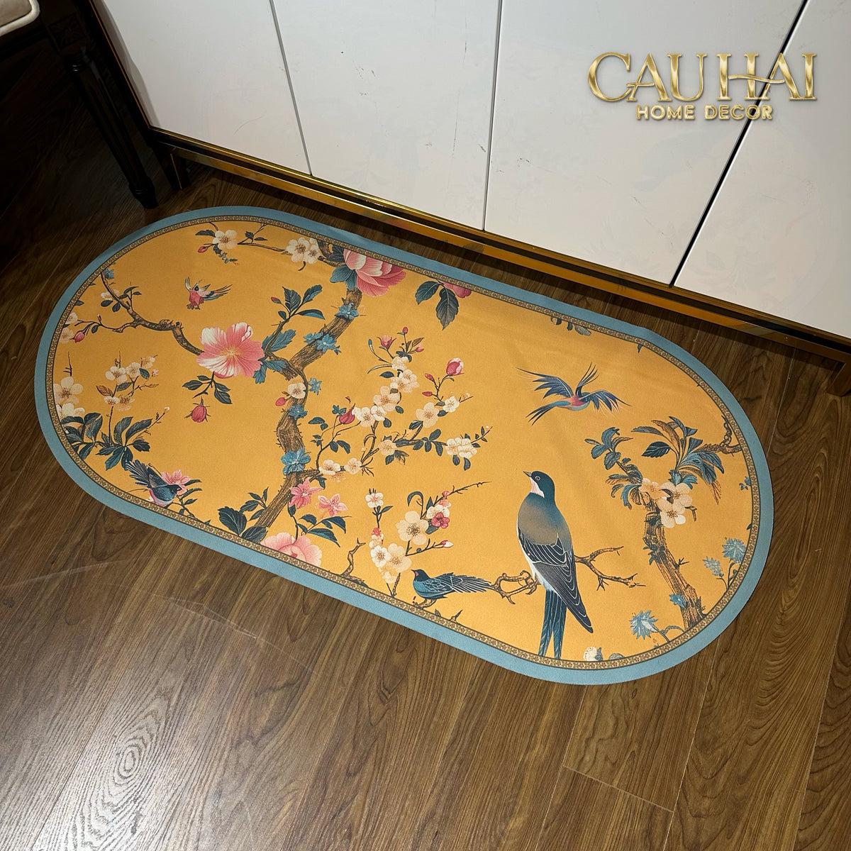 Thảm Cửa / Bathroom 60x120 Microfiber Gen4 Golden Peace Horizon / Oval