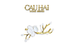 Nhẫn Khăn Ăn Haute Orchid Golden Branches Napkin Ring-VÒNG KHĂN ĂN-CẬU HAI HOME DECOR