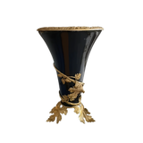 Maison Couture – Imperium Empire Amphora Of Dionysus Bronze Ceramic Vase - Barocco Divine Vase H52