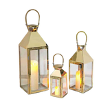 Set 3 Lồng Đèn Metal Lantern Lumière D’Or