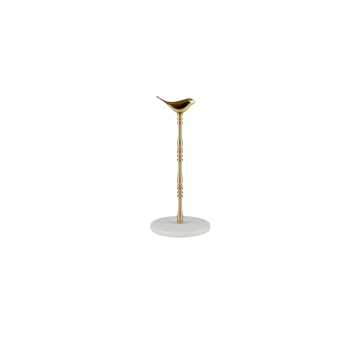 Maison Couture -   Đế Giấy Lau Bếp / Giấy Ăn  Bằng Đồng Đá Marble  Finial Bird Paper Towel Stand  15x34