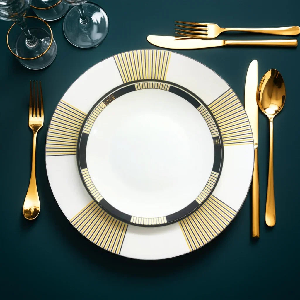 Alure - Set 2 Dinner Plate Ss22-SET CHÉN DĨA-CẬU HAI HOME DECOR