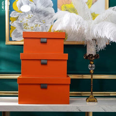 Auburn Modern Leather Box Size M 36x24x19-HỘP TRANG SỨC-CẬU HAI HOME DECOR