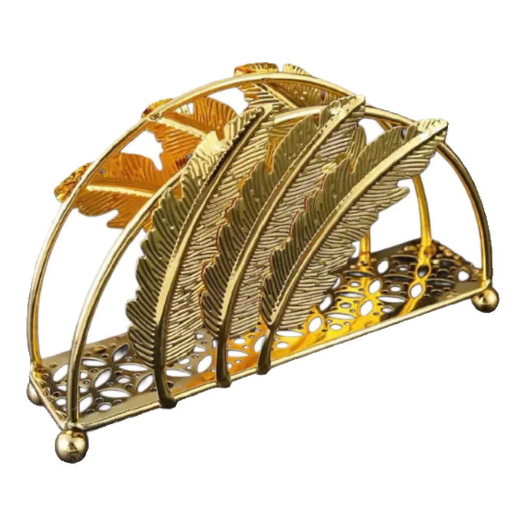 Đế Giấy Royale Persian Aurum Plumage Tissue Holder-HỘP KHĂN GIẤY-Đối tác tại Trung Quốc theo từng đơn đặt hàng-CẬU HAI HOME DECOR