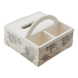 Hộp Khăn Giấy 3 Ngăn Handy Opaline Flora Tonkin-HỘP KHĂN GIẤY-Đối tác tại Trung Quốc theo từng đơn đặt hàng-CẬU HAI HOME DECOR
