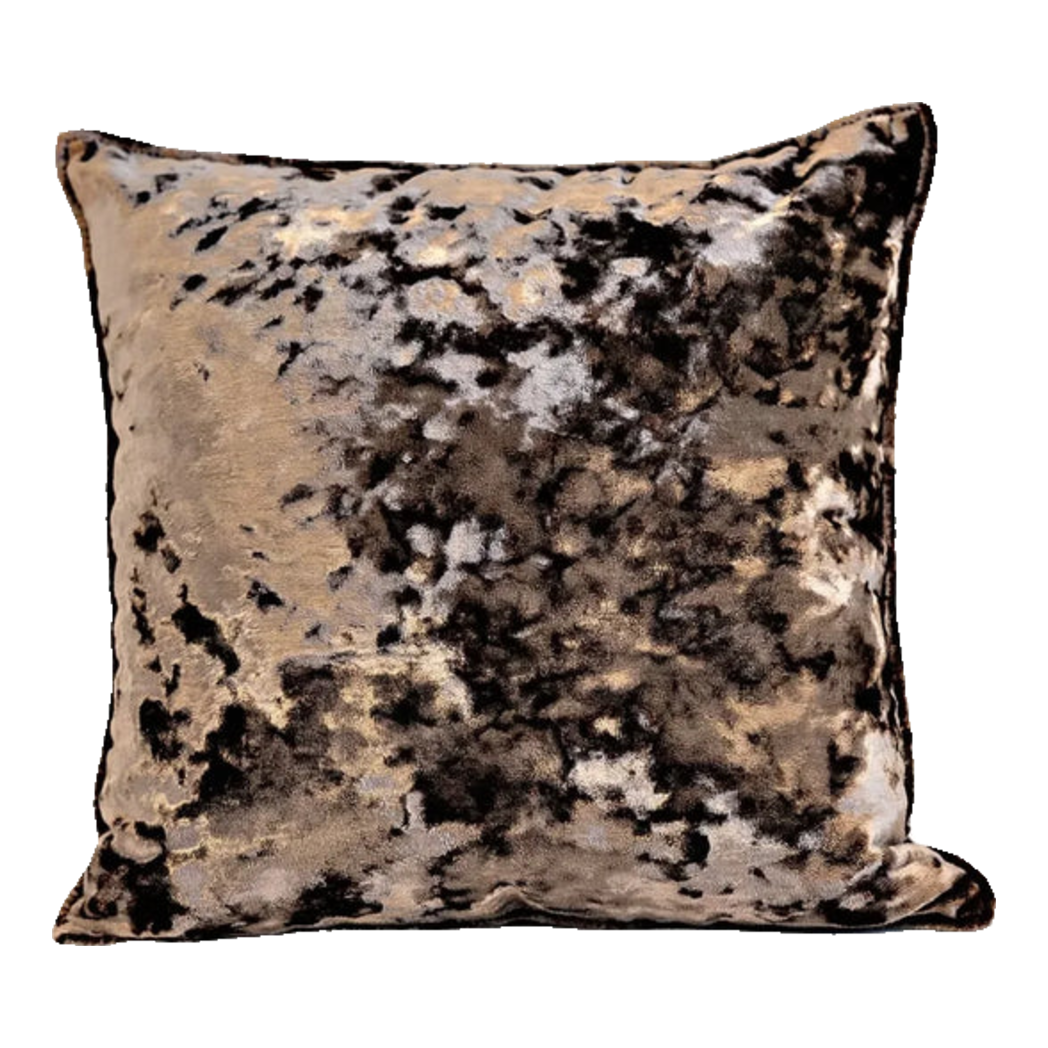 Vỏ Gối Nhung Crushed Marble Bronze 50-VỎ GỐI-Đối tác tại Trung Quốc theo từng đơn đặt hàng-CẬU HAI HOME DECOR