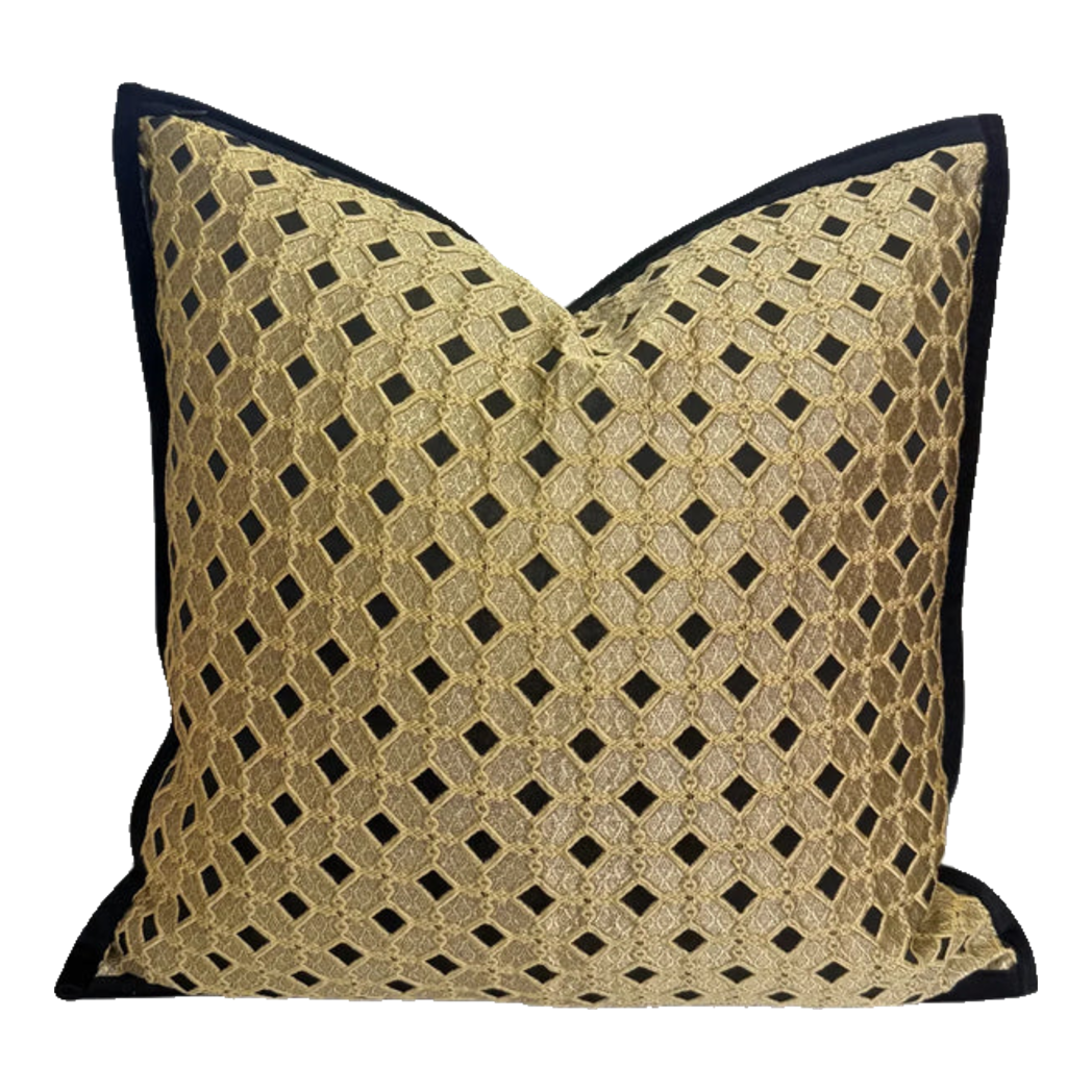 Vỏ Gối Jacquard D’Or Lattice 50-VỎ GỐI-Đối tác tại Trung Quốc theo từng đơn đặt hàng-CẬU HAI HOME DECOR