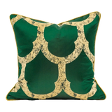 Vỏ Gối Nhung Hoạ Tiết Thêu Mystic Emerald 45-VỎ GỐI-Đối tác tại Trung Quốc theo từng đơn đặt hàng-CẬU HAI HOME DECOR