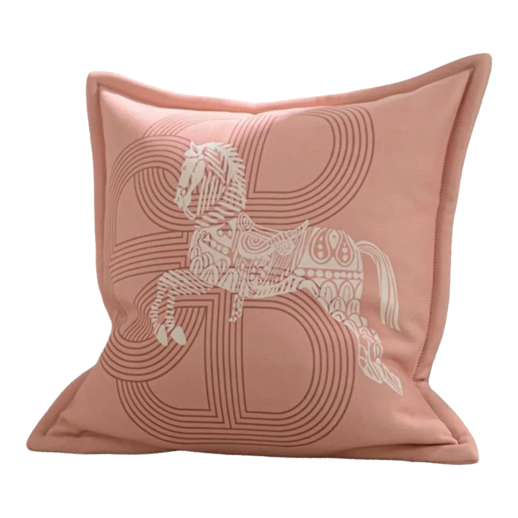 Vỏ Gối Sofa Nhung Randall Cheval - Light Pink 50x50-VỎ GỐI-Đối tác tại Trung Quốc theo từng đơn đặt hàng-CẬU HAI HOME DECOR