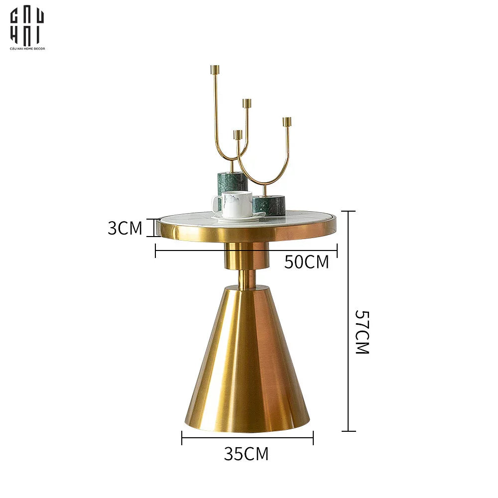 Bàn Sofa Cao Cấp Richard - Richard Side Table 50x57-BÀN SOFA-CẬU HAI HOME DECOR
