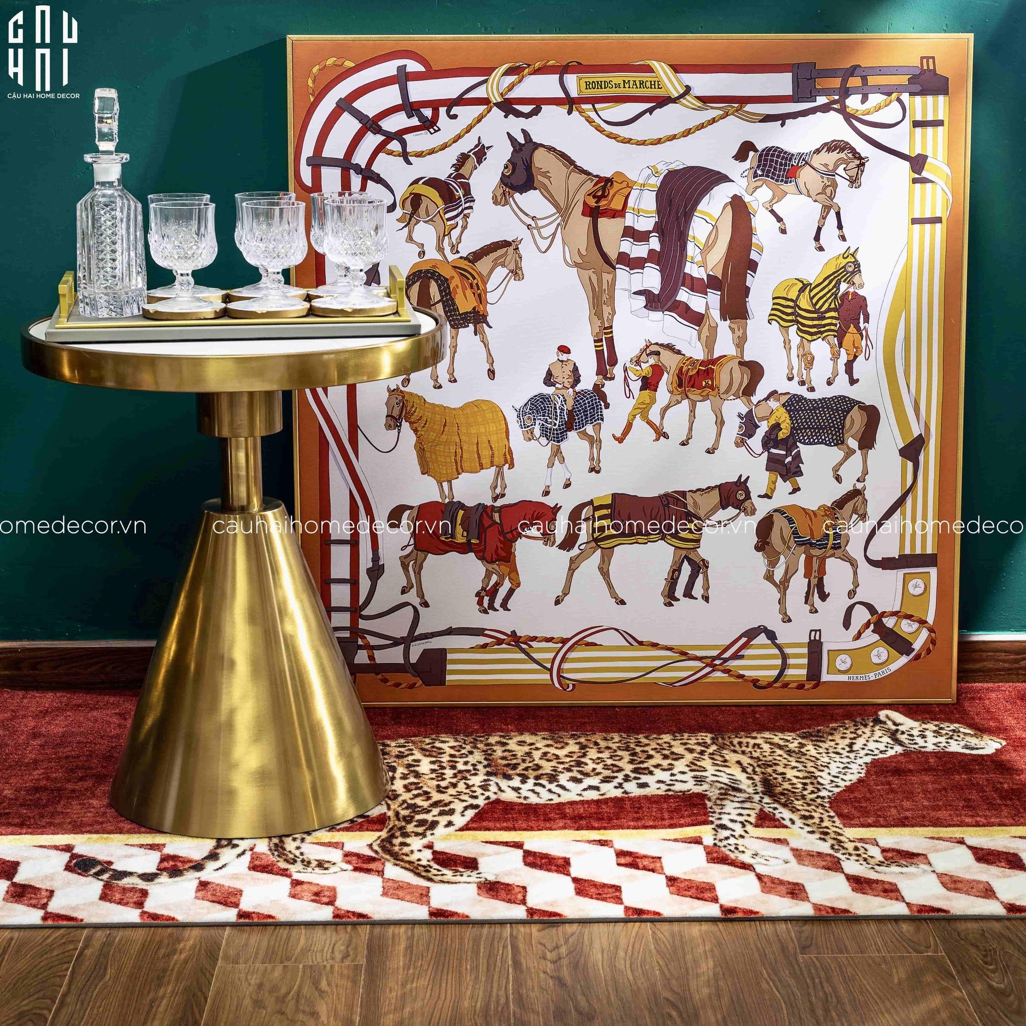Bàn Sofa Cao Cấp Richard - Richard Side Table 50x57-BÀN SOFA-CẬU HAI HOME DECOR